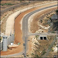 barreira perto de Qalqilya