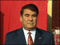 Turkmenský prezident Saparmurad Nijazov alias Turkmenbaši