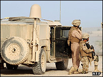 سربازان آمریکایی در گرمسیر