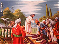 د احمد شاه بابا د تاج پوشۍ انځور