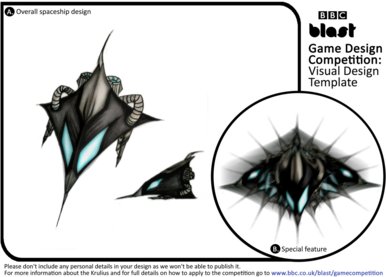 BBC Blast Krulius Spaceship