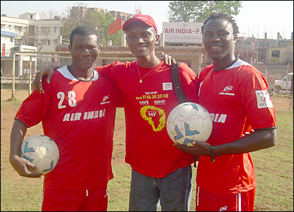 Air India footballers