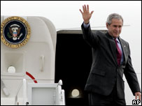 O presidente dos EUA, George W. Bush 