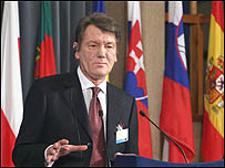 Ukrajinský prezident Viktor Juščenko