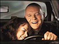 Nicole Kidman e Anthony Hopkins em 'The Human Stain'