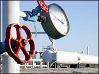 گیس کی فراہمی