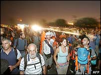 Manifestantes israelenses