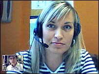 Chamada telefônica via Skype