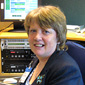Mary Hayward in the BBC Radio Ulster studio