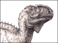 O dinossauro Kryptops Palaios