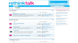 An Image from the RethinkTalk board