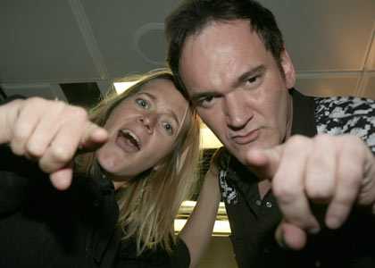 Edith and Quentin Tarantino