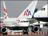 صحنه ای از باند فرودگاه