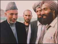 افغان سکھ صدر کرزئی کے ساتھ