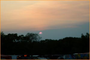 البرٹا میں غروبِ آفتاب 