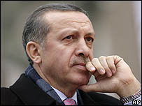 ترکی کے وزیر اعظم رجب طیب اردگان 