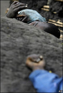 Corpo de civil no Congo