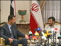 بشار اسد و محمود احمدی نژاد
