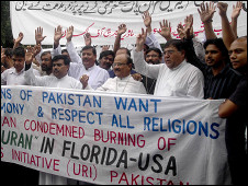 مسيحيون في باكستان شاركو في مسيرات الاحتجاج