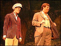 Toady and Ratty by the riverbank