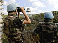 BM'nin UNIFIL askerleri