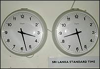 श्रीलंका का समय