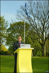  آلک سالموند، رهبر حزب ملی اسکاتلند