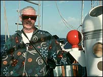 Mike Newton onboard Lord Nelson