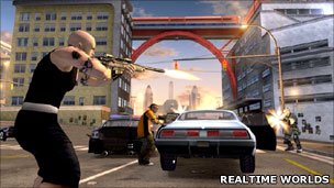 Screengrab from Realtime world game