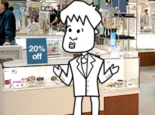 In the department store