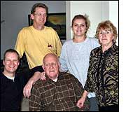 Chris, Paul, Dad, Irene, and Lily