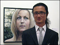 姜培源和他的获奖作品“Untitled”