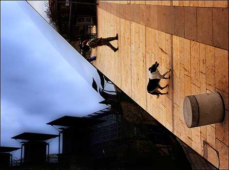 Silver globe at At-Bristol - pic Mike Gove