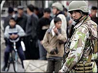 سرباز ازبک در انديجان