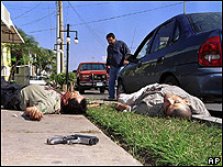 Vítimas da violência de traficantes no México (arquivo)