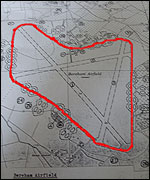 Outline of Boreham race track