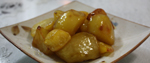 picture of fried sweet potato with syrup