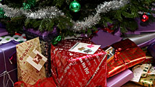 Photograph of Christmas presents