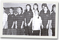 Parti deulais Ysgol Twm o'r Nant