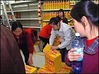 Panika kvůli nedostatku vody v Harbinu