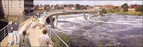proposed Castleford footbridge