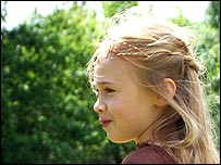 A girl in a costume competition, Tolkien Weekend 