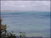 Looking out towards Bournemouth