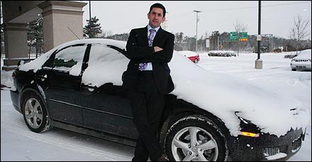 Justin and his hire car