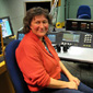 Carmel Horan in the BBC Radio Ulster studios