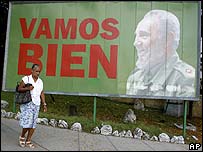 Fidel Castro lúc thăm Argentina