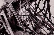 Damage to the pier, 1921