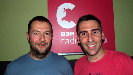 Huw Marshall a Dafydd Du 