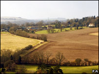 林肯霍尔特村外的农田