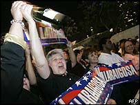 Villaraigosa'nın taraftarları